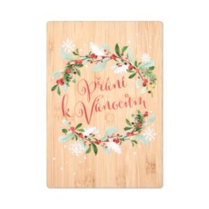 Vánoční bambusové přání - Věnec Albi