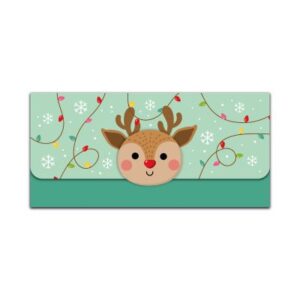 Vánoční magnetická obálka na peníze - Sob Albi