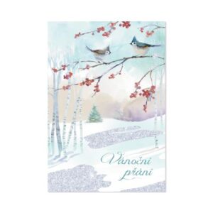 Vánoční přání - Dvě sýkorky Albi