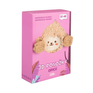 3D ponožky - Opice Albi