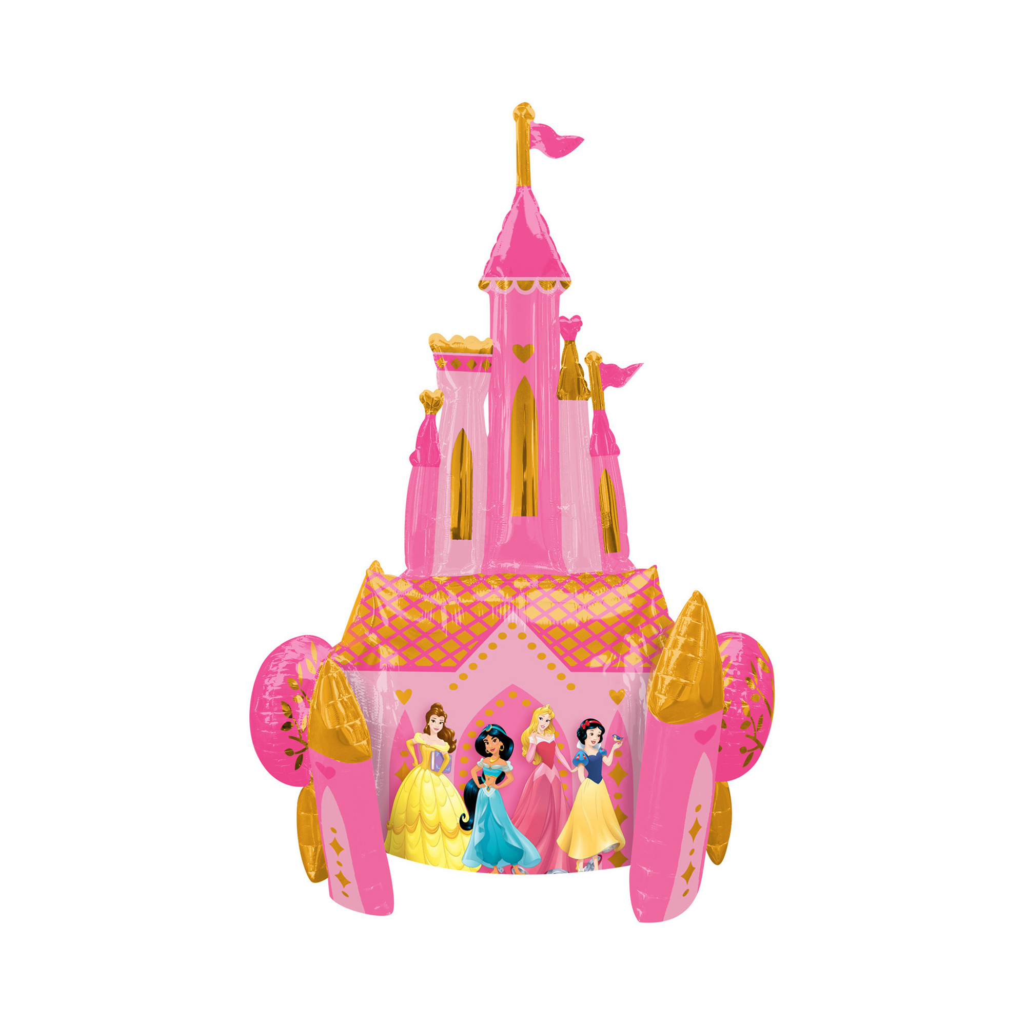 Balónek AirWalker zámek princezny 88 × 139 cm Albi