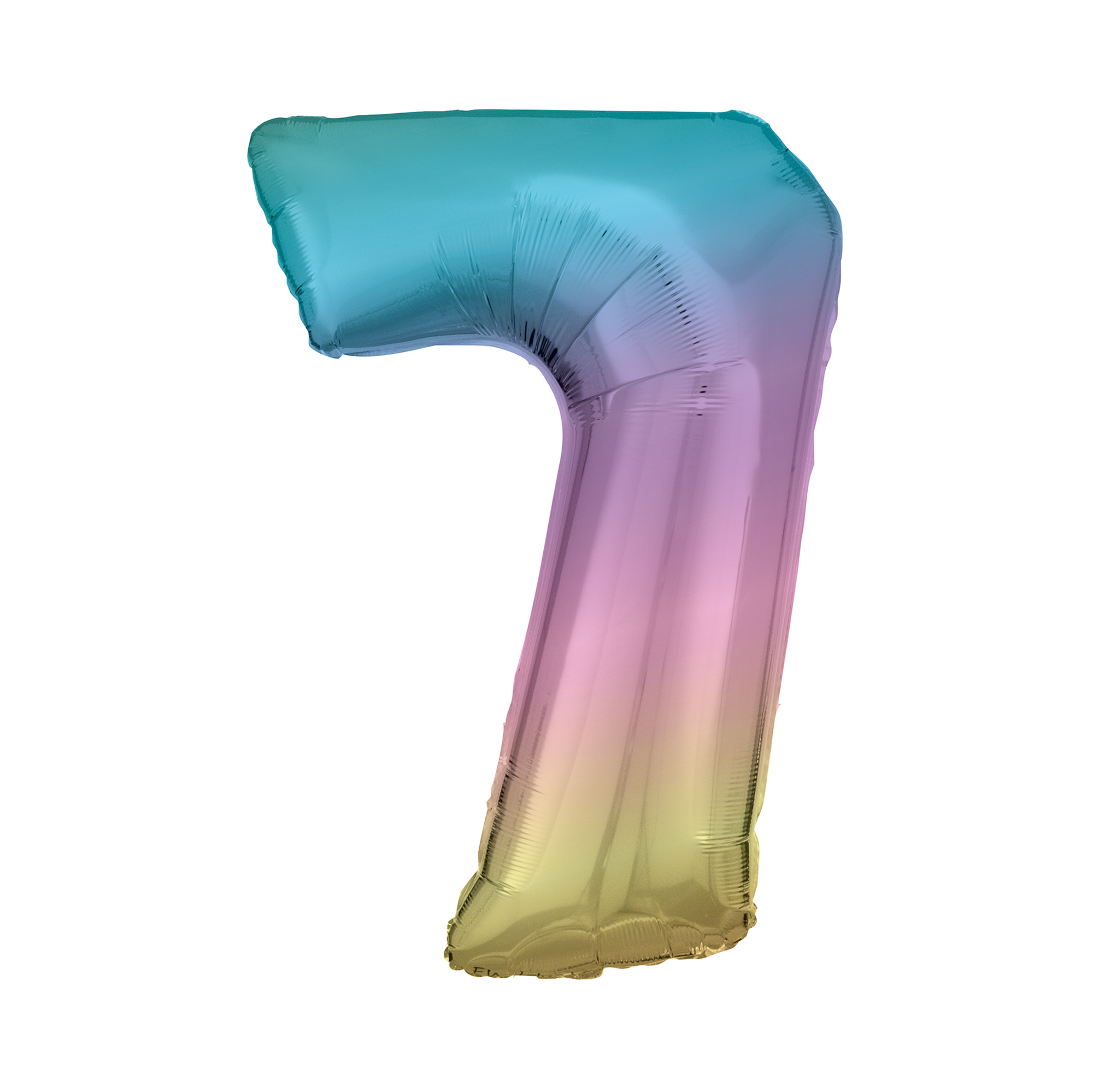 Balónek fóliový 86 cm pastelový číslo 7 Albi