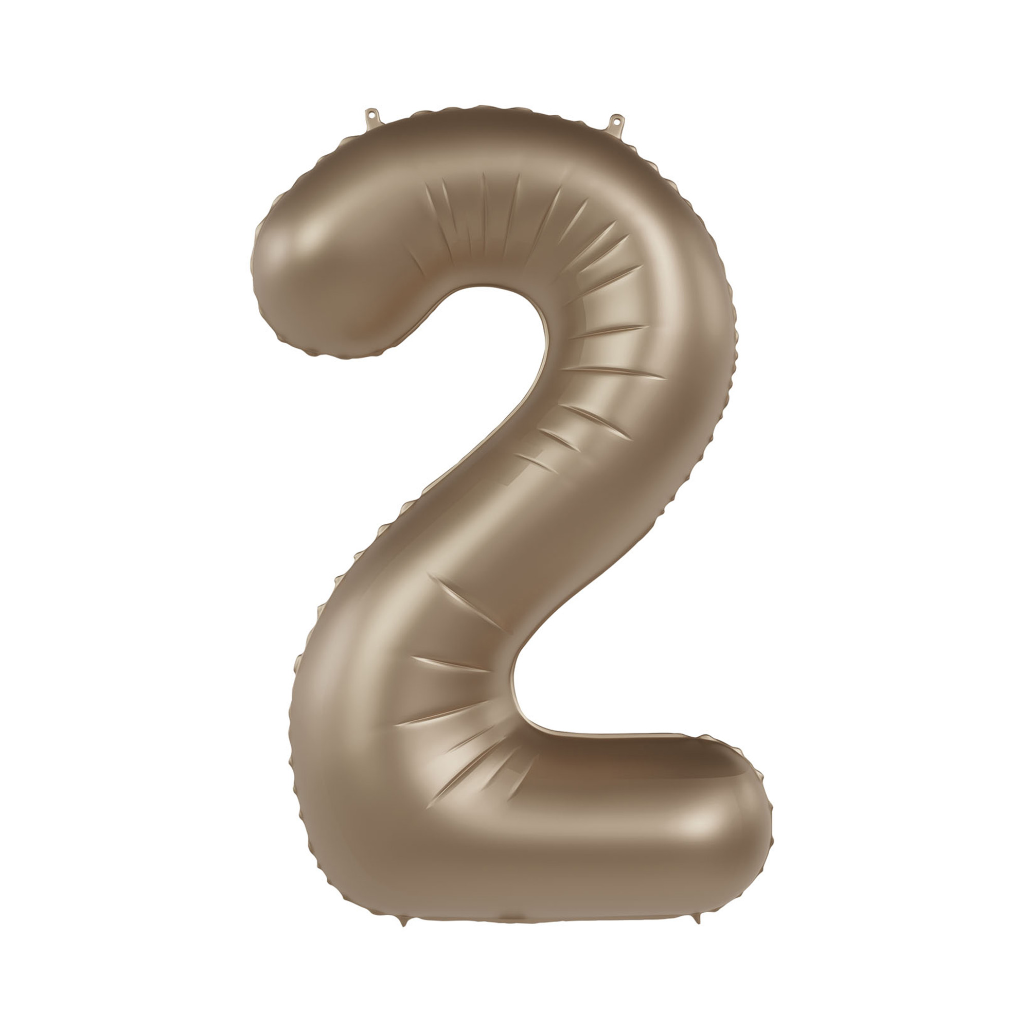 Balónek fóliový 86 cm zlatý matný číslo 2 Albi