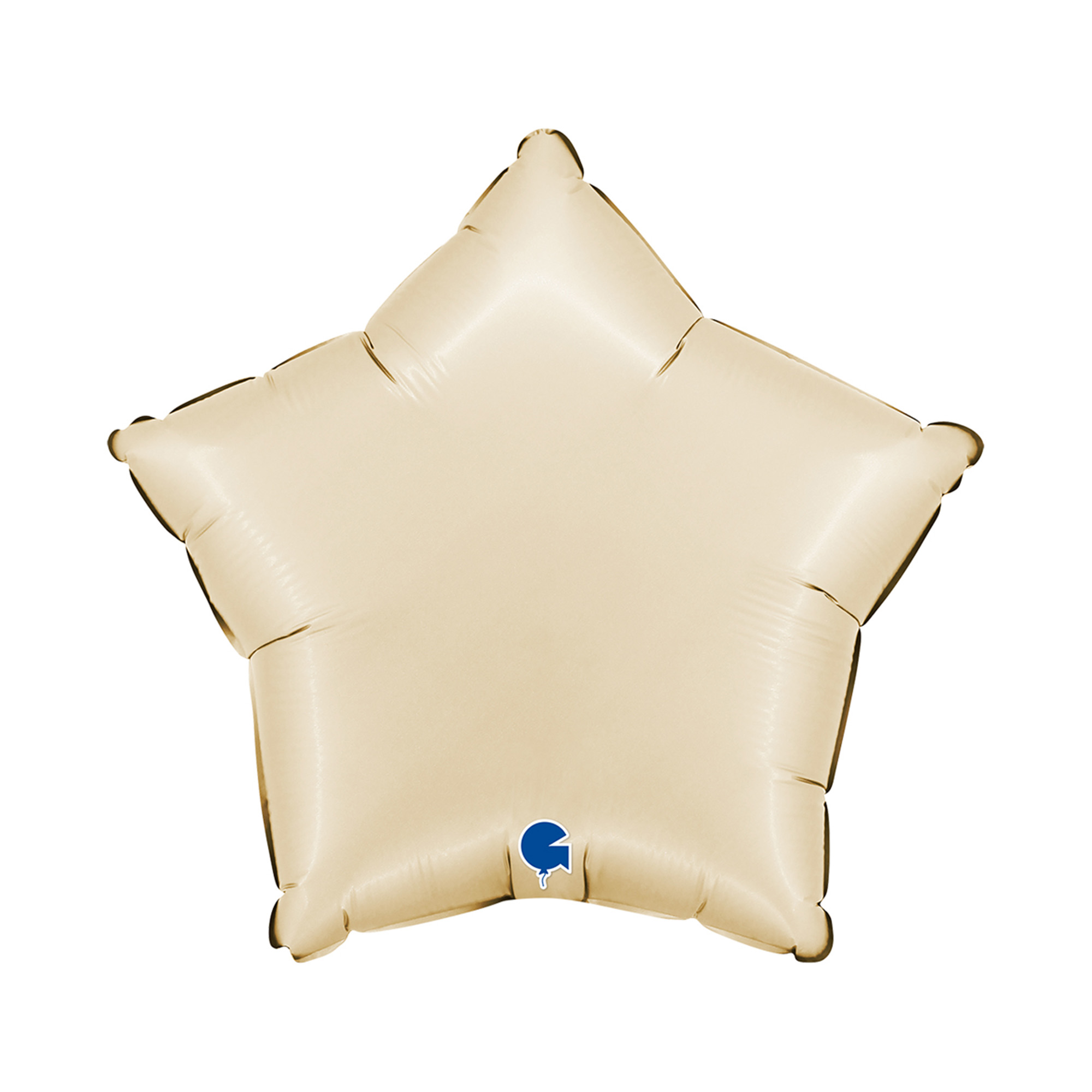 Balónek fóliový Hvězda krémová matná Albi