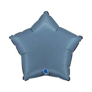 Balónek fóliový Hvězda modrá jeans matná Albi