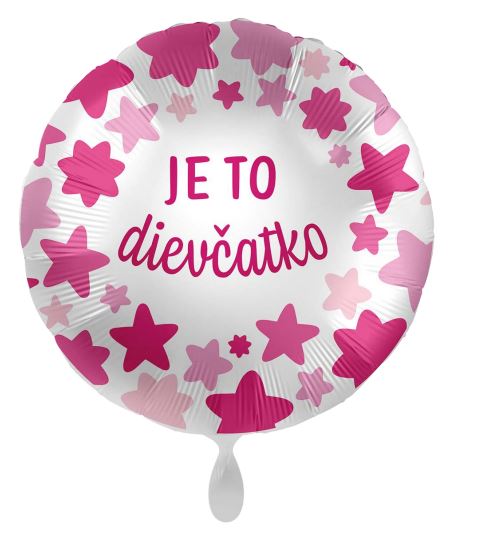 Balónek fóliový Je to dievčatko Albi