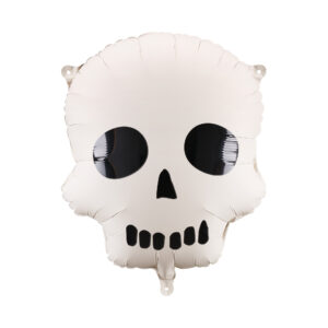 Balónek fóliový Lebka bílá Albi