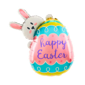 Balónek fóliový Velikonoční zajíček s vajíčkem Albi
