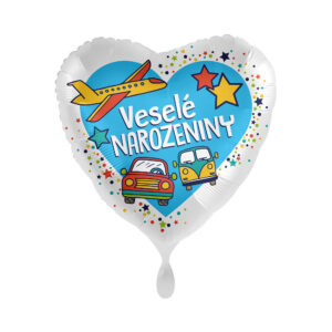 Balónek fóliový Veselé narozeniny doprava Albi