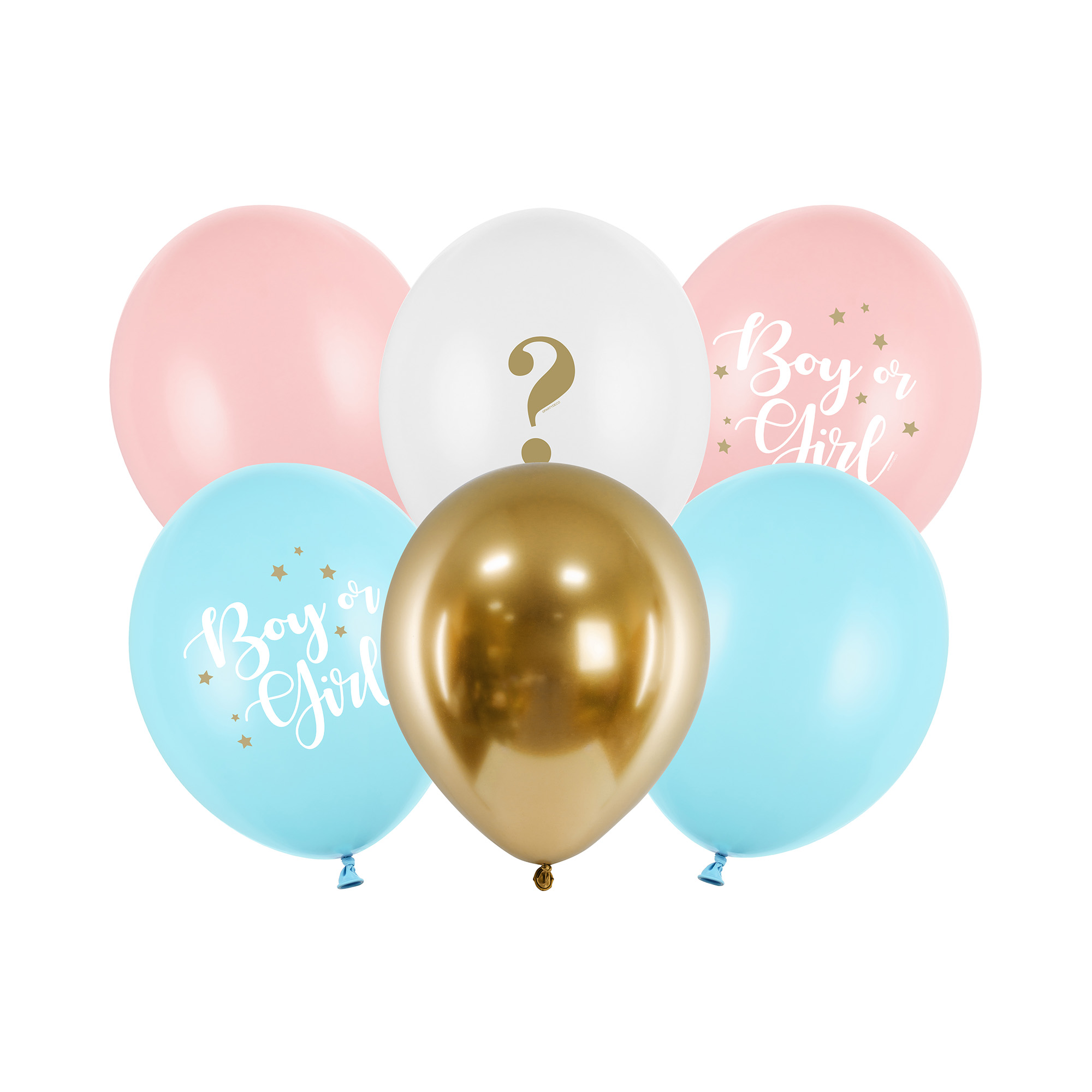 Balónky latexové Baby shower kluk nebo holka 6 ks Albi