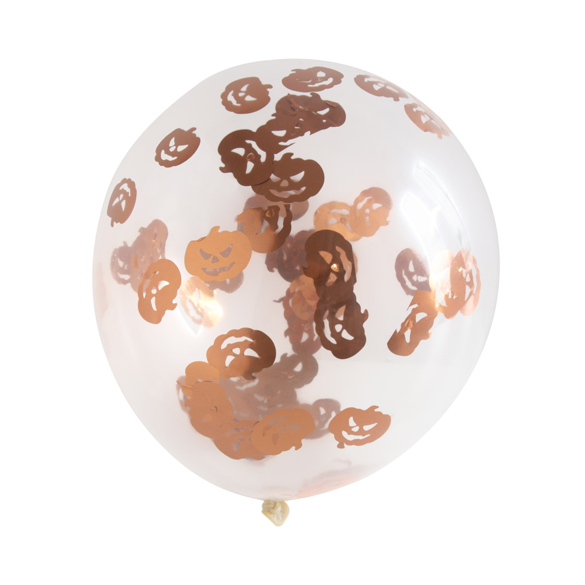 Balónky latexové s konfetami dýně 4 ks Albi