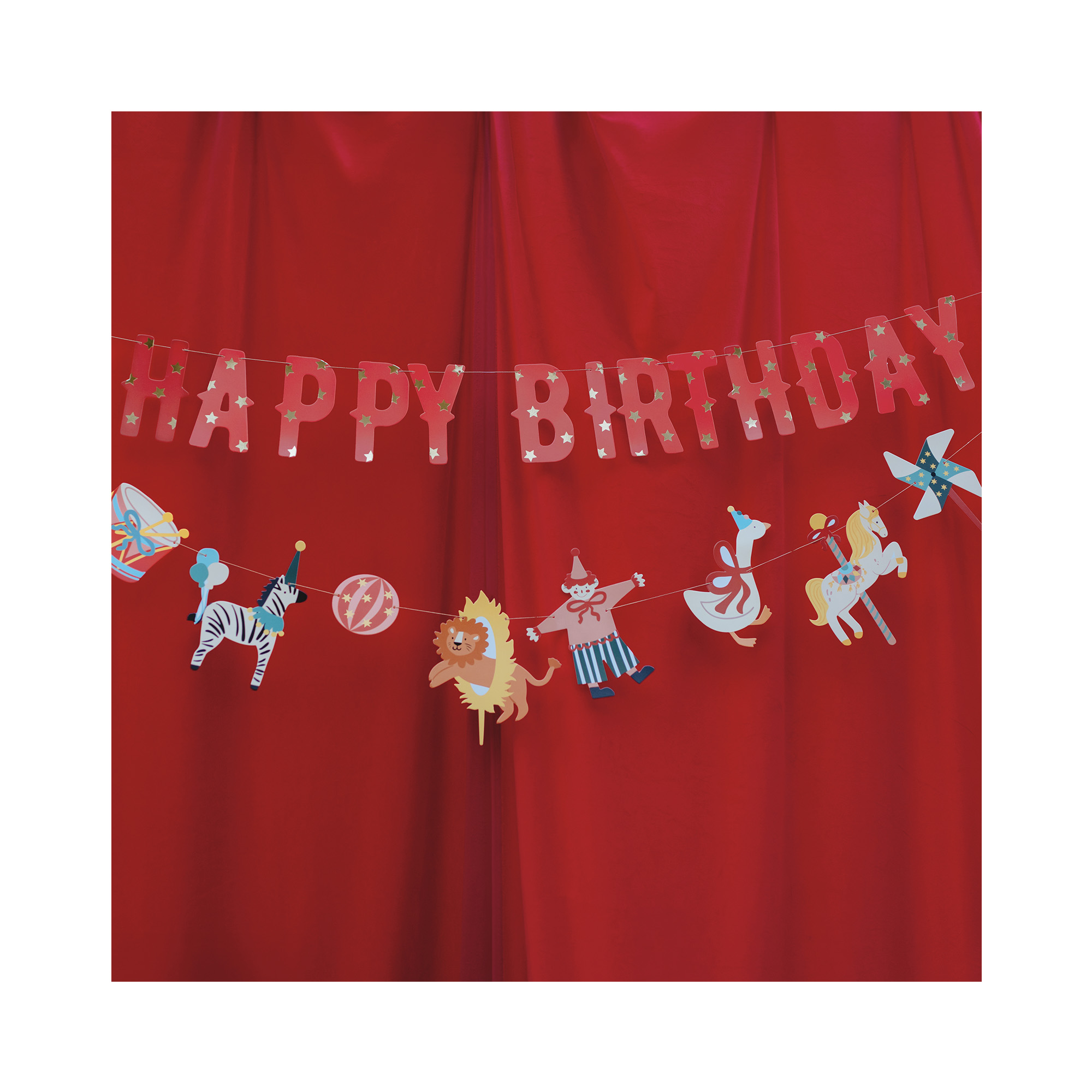 Banner Happy Birthday Cirkus Albi - Obrázek 2