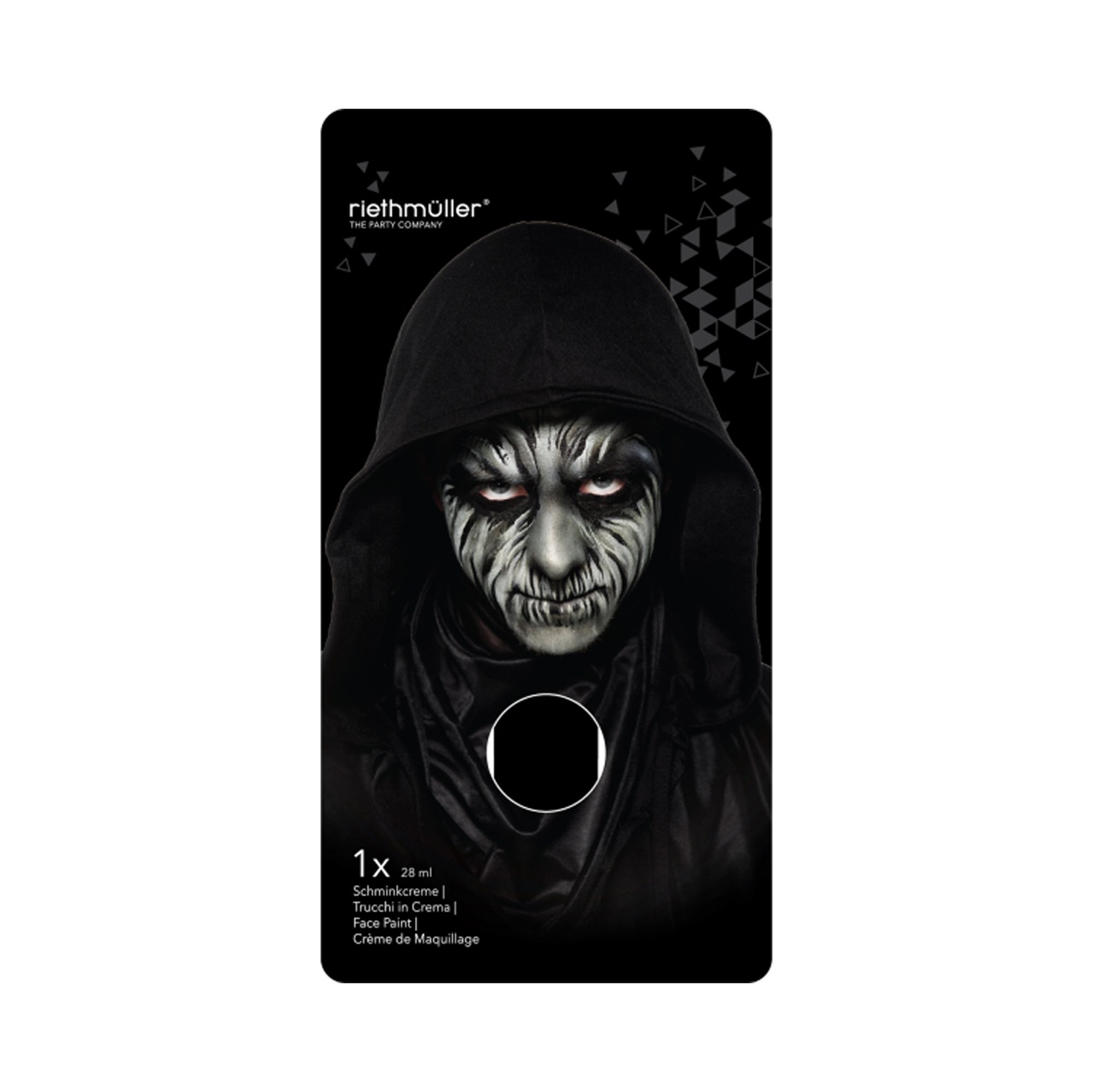 Barva na obličej černá tuba  28 ml Albi