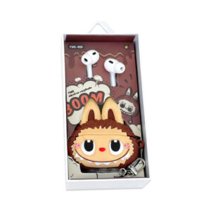 Bezdrátová sluchátka LABUBU - hnědá Asialite