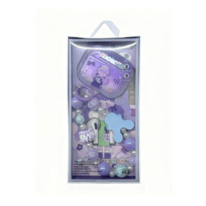 Bezdrátová sluchátka MOLINTA s korálky - fialová Asialite