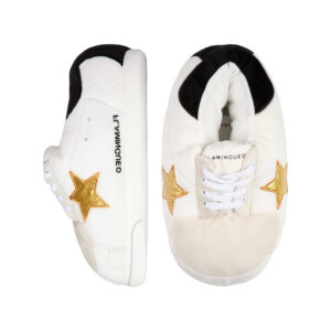 Bílé Sneakers bačkory se hvězdou Albi