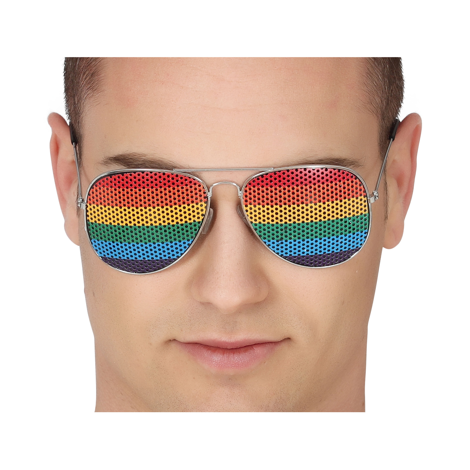 Brýle Pilotky s duhou Albi