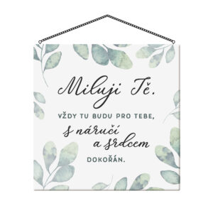 Cedulka - Miluji Tě Albi