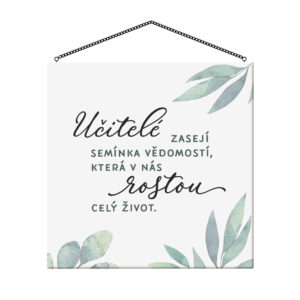 Cedulka - Učitelé Albi