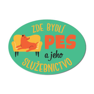 Cedulka na dveře - Pes Albi