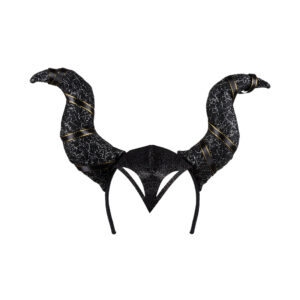 Čelenka černá rohy Albi