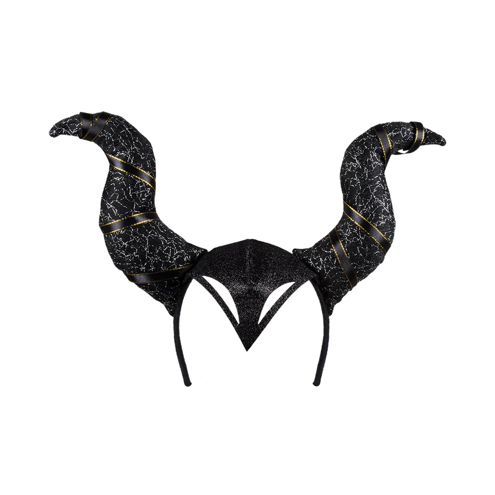 Čelenka černá rohy Albi