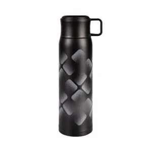 Černá termoláhev s hrnkem 500 ml Albi