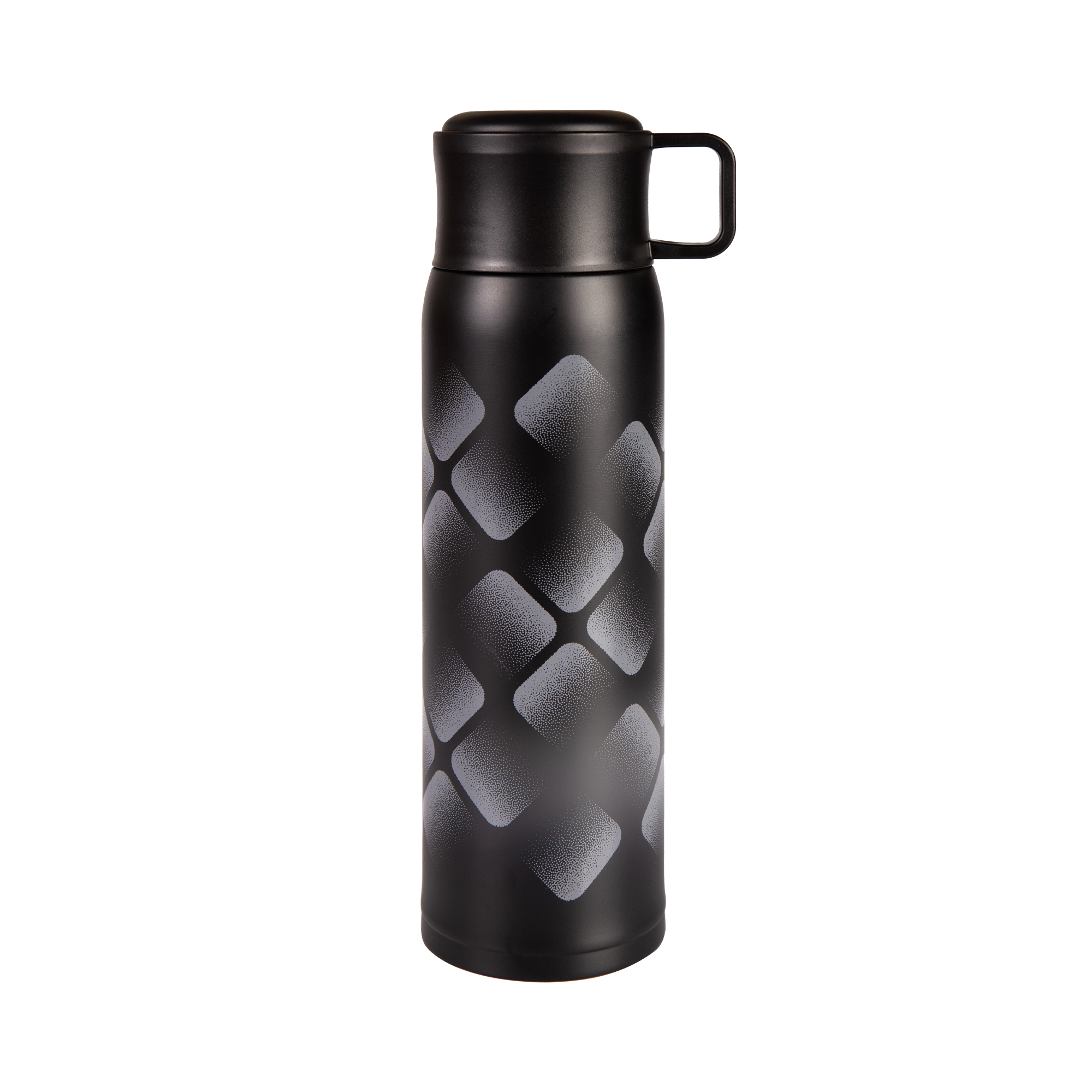 Černá termoláhev s hrnkem 500 ml Albi