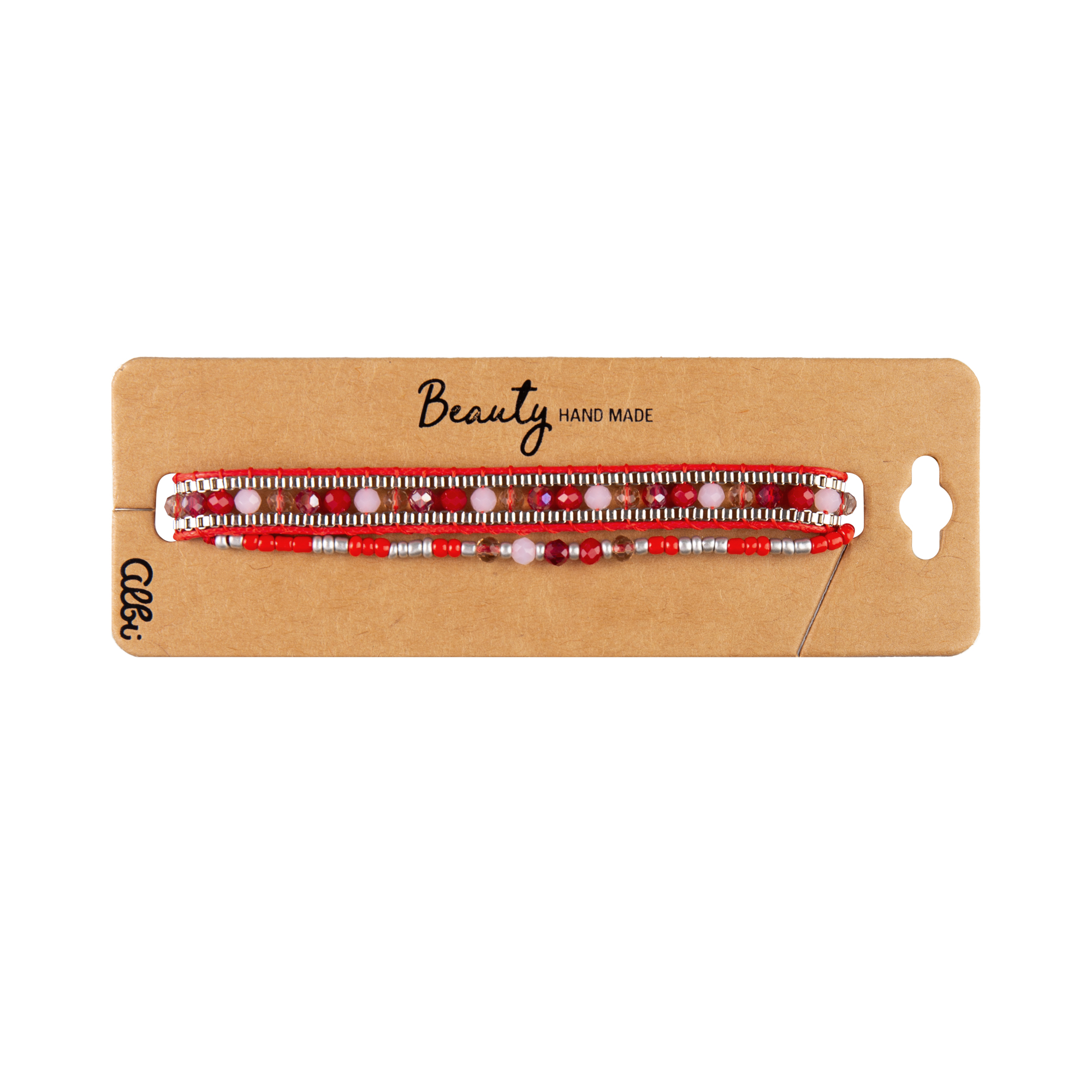 Červené náramky Albi