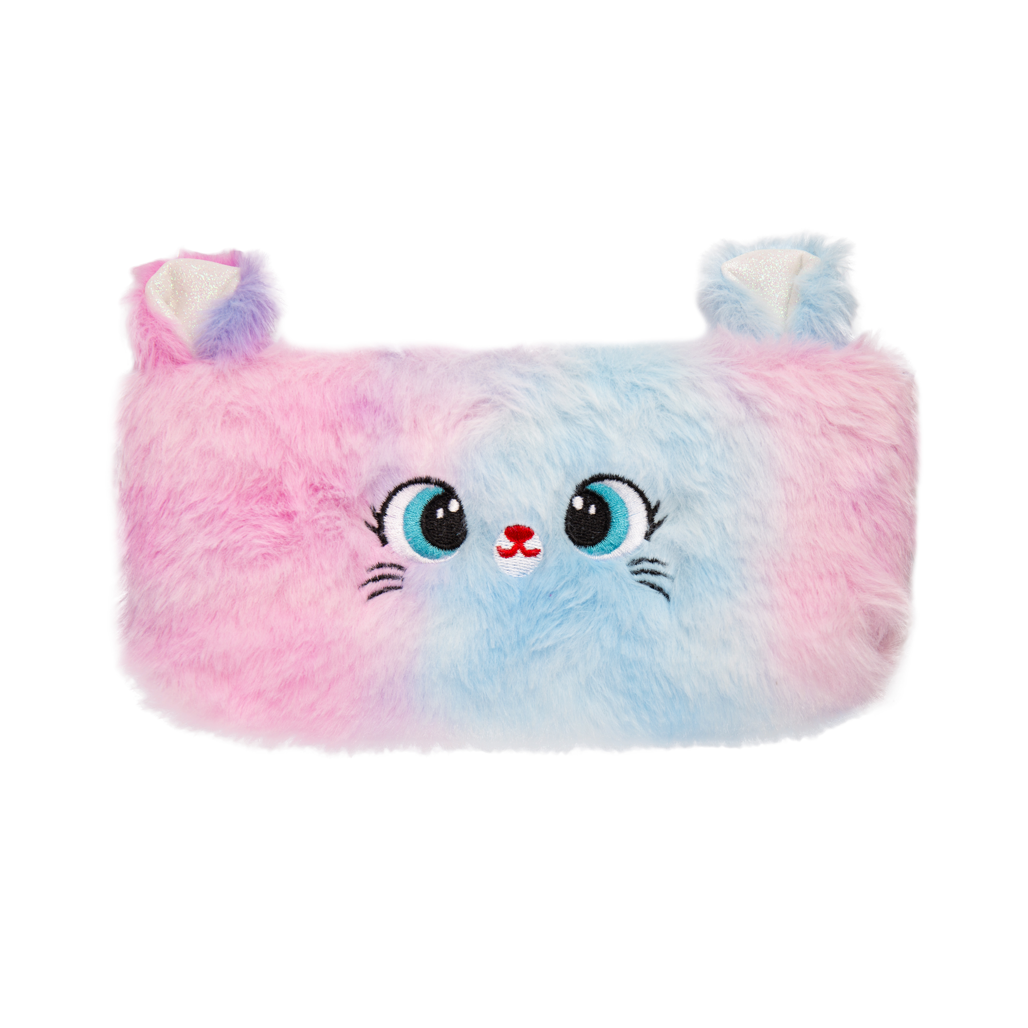 Chlupaté pouzdro - Modro-růžové zvířátko Albi