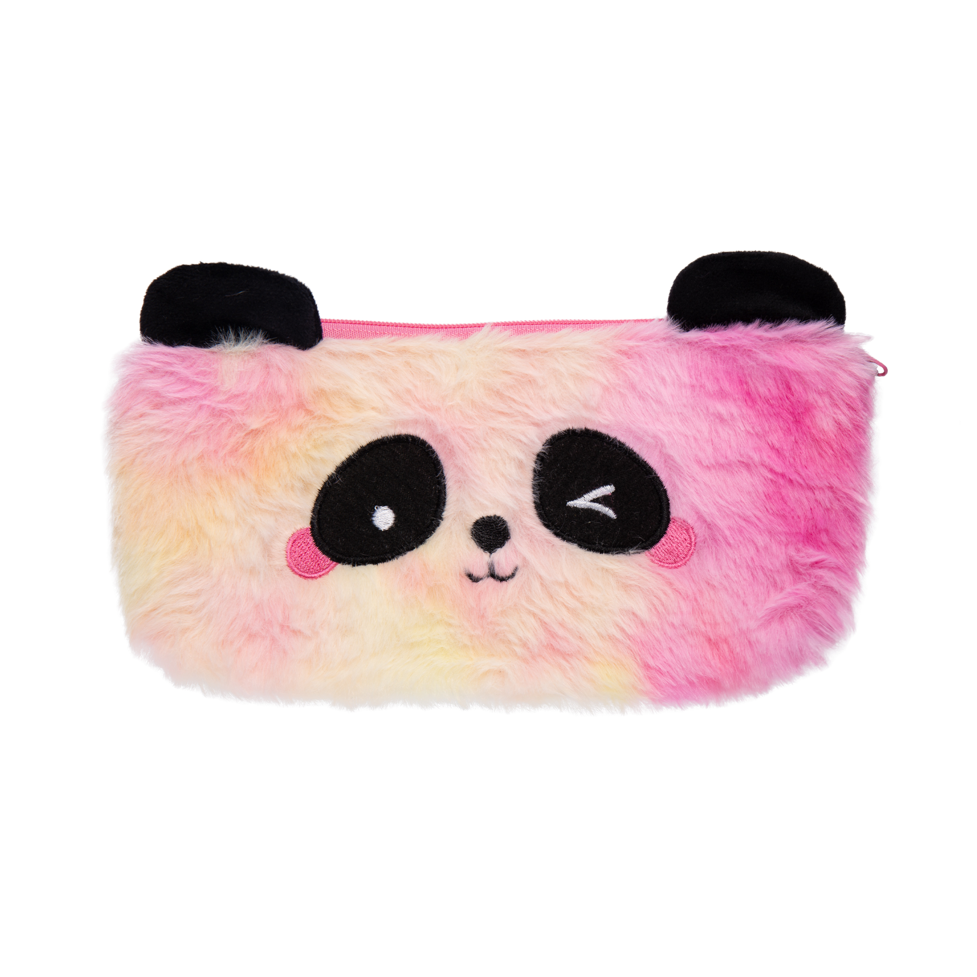 Chlupaté pouzdro - Žluto-růžová panda Albi