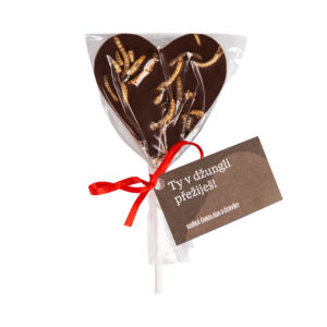 Čokoládové lízátko s červíky - Ty v džungli přežiješ! Sens