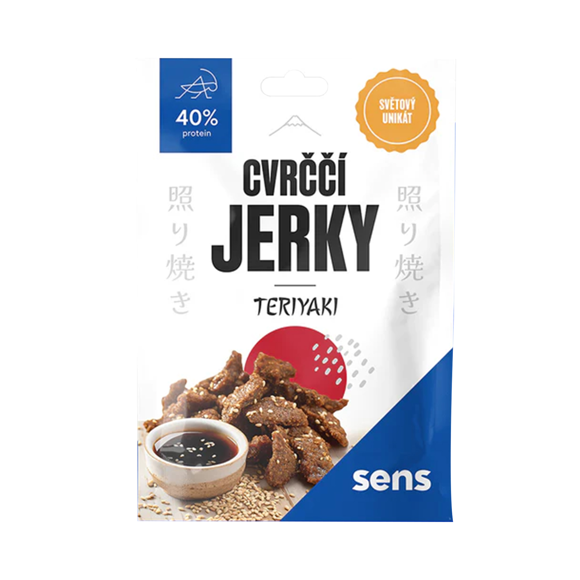 Cvrččí Jerky - Teriyaki 25 g Sens