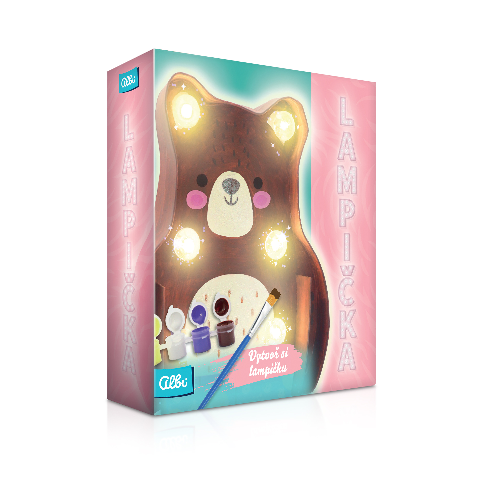 DIY Lampička - Medvídek Albi