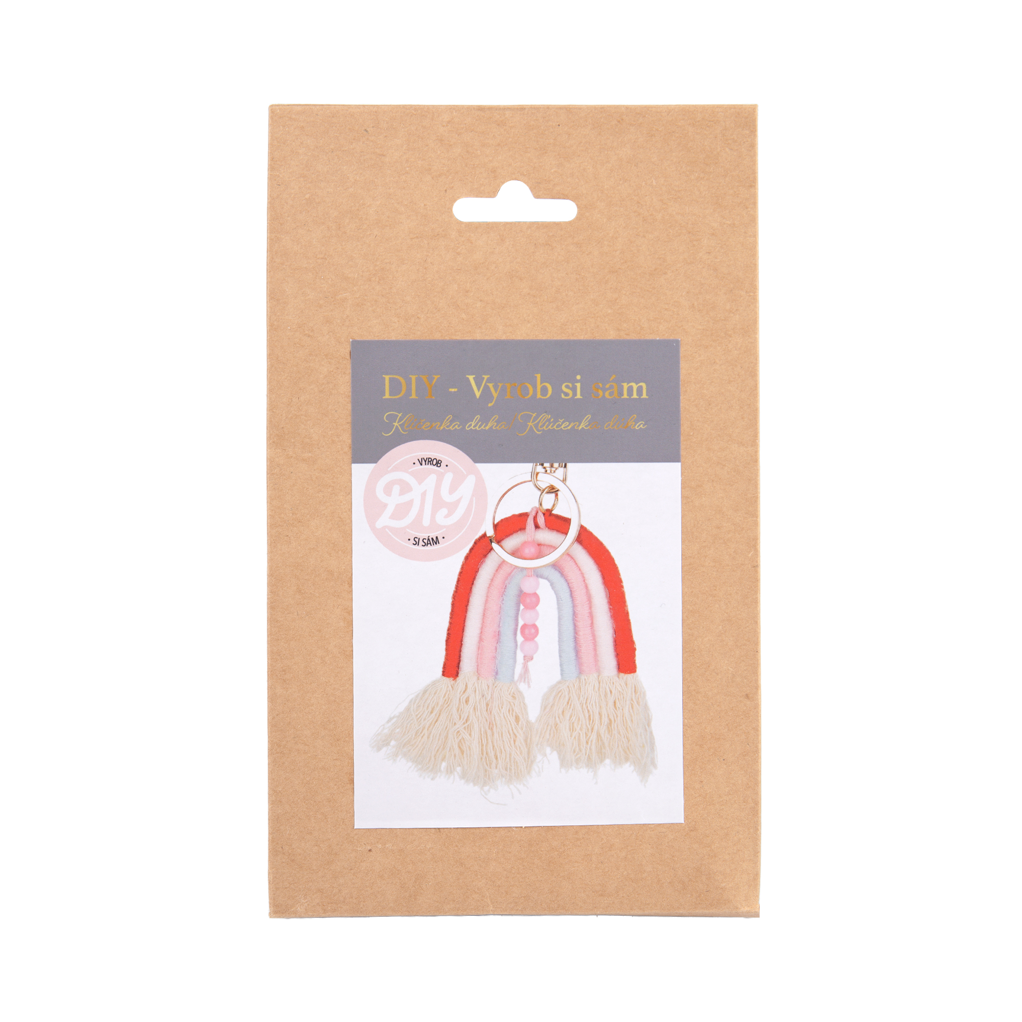 DIY Macrame klíčenka - Duha Albi - Obrázek 2