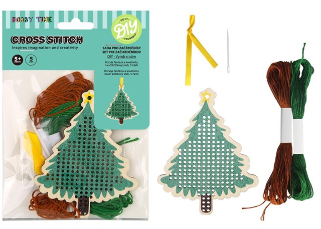 DIY Vyšívání pro začátečníky - Stromeček Albi