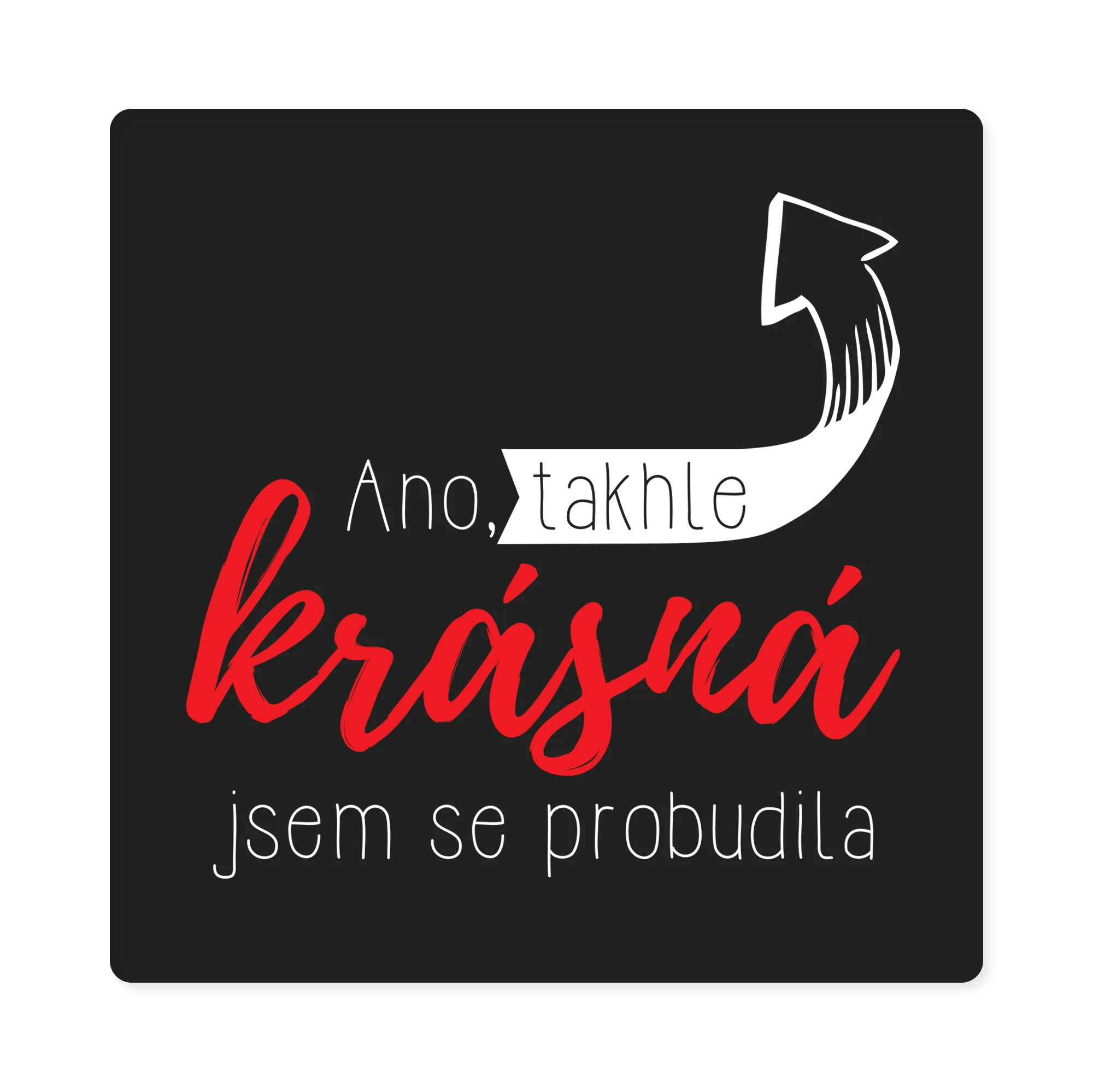 Dámské tričko - Krásná, vel. L Albi - Obrázek 2