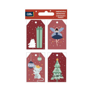 Dárková visačka 12 ks - Roztomilé Vánoce pro holčičku Albi