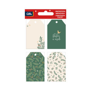 Dárková visačka 12 ks - Vánoční větvičky Albi