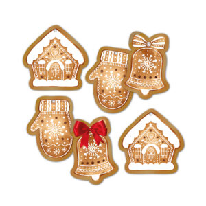 Dárková visačka 6 ks - Perníčky Albi