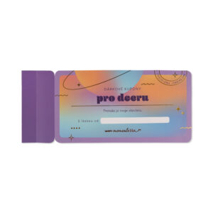 Dárkové kupony pro dceru Albi