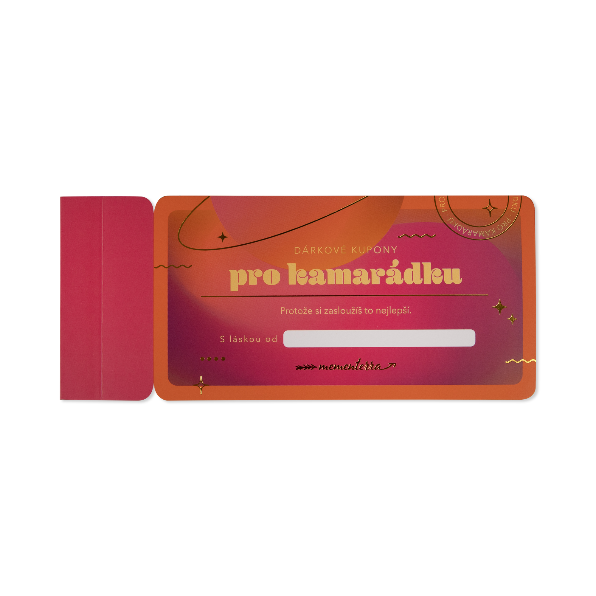 Dárkové kupony pro kamarádku Albi