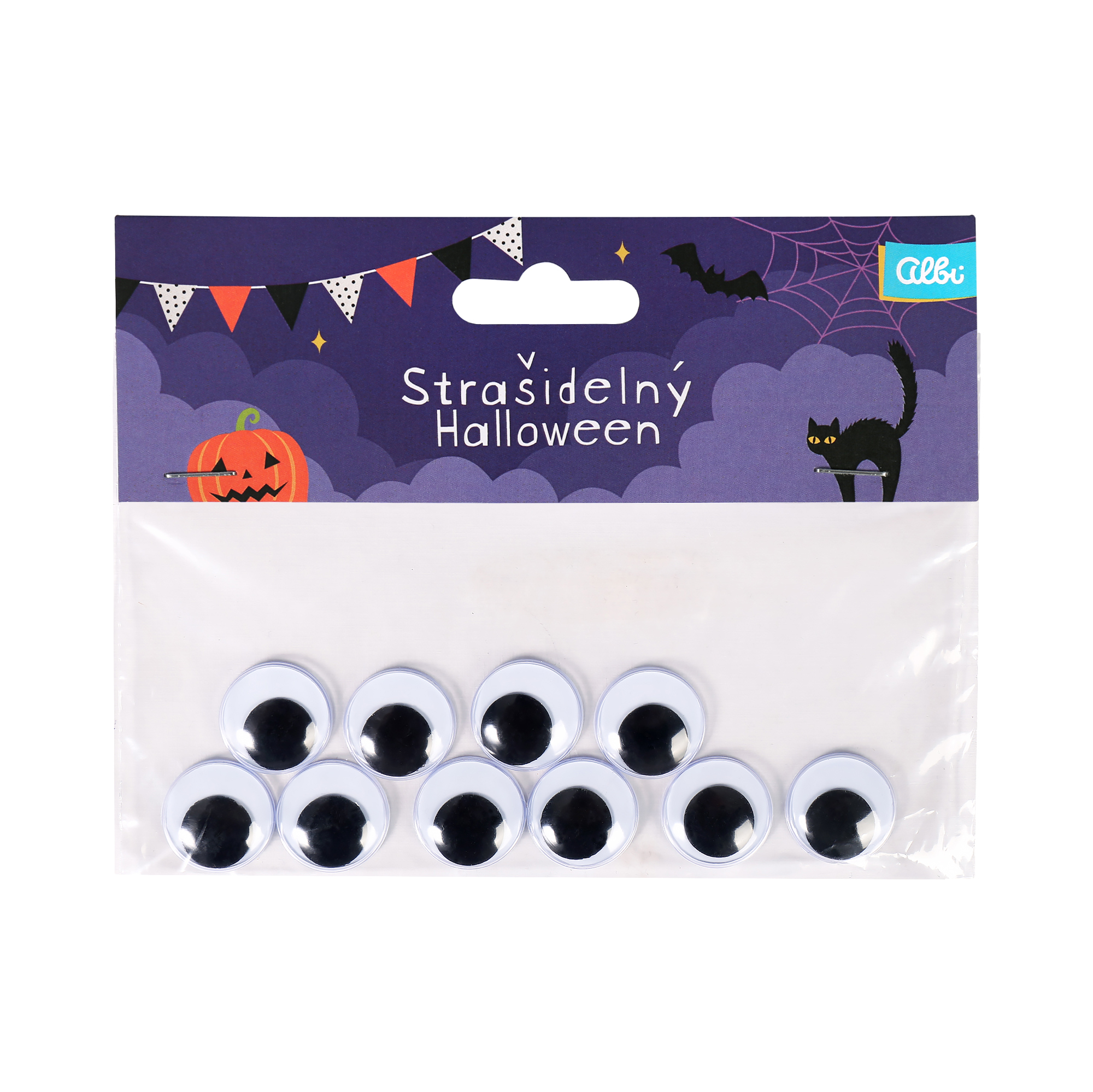 Dekorace - oči 2 cm 10 ks Albi