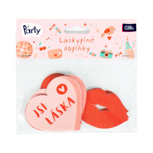Dekorace - srdíčka a polibky Albi