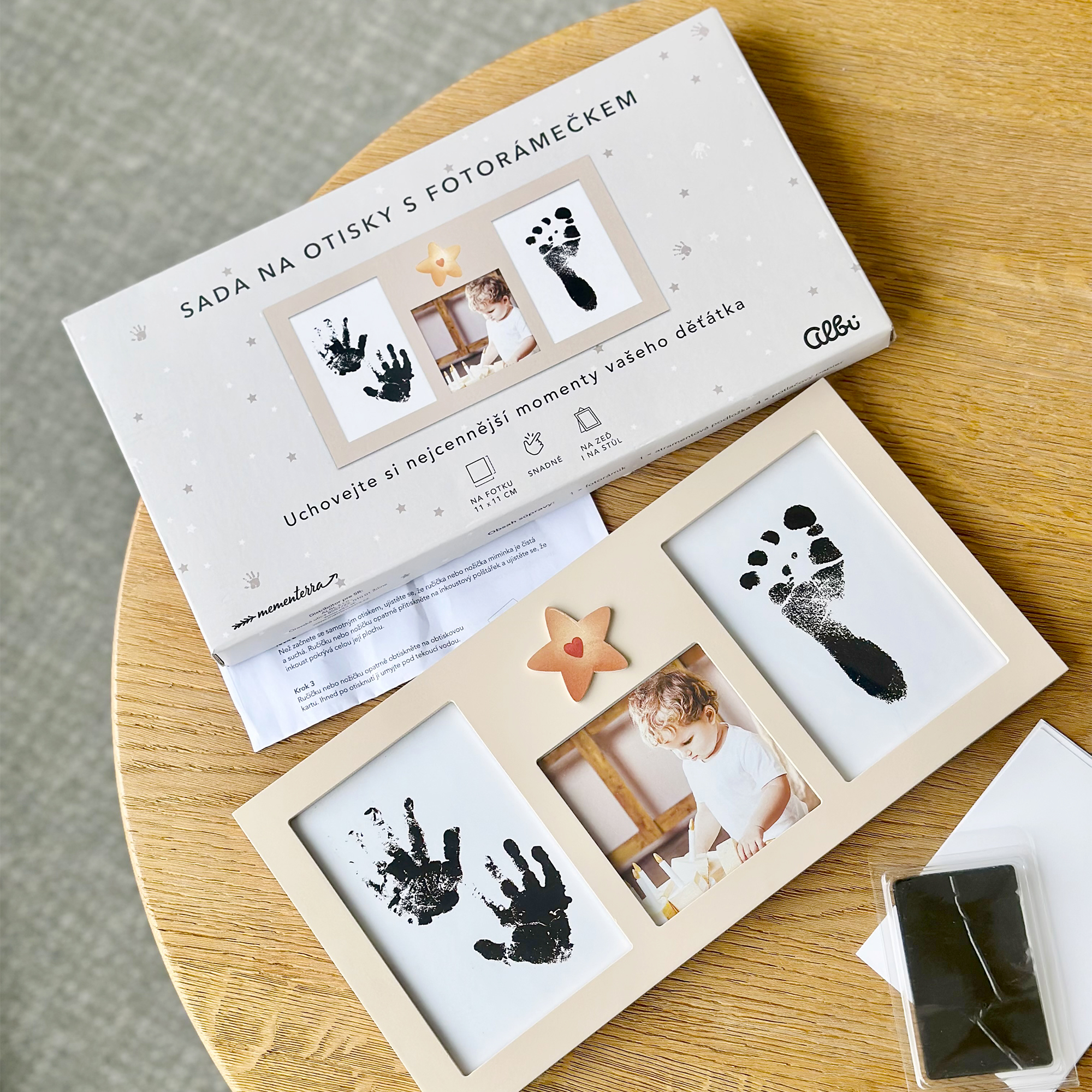 Dětský fotorámeček se sadou na otisky Albi - Obrázek 3
