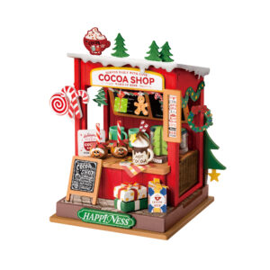 Domeček - Vánoční stánek s kakaem Robotime