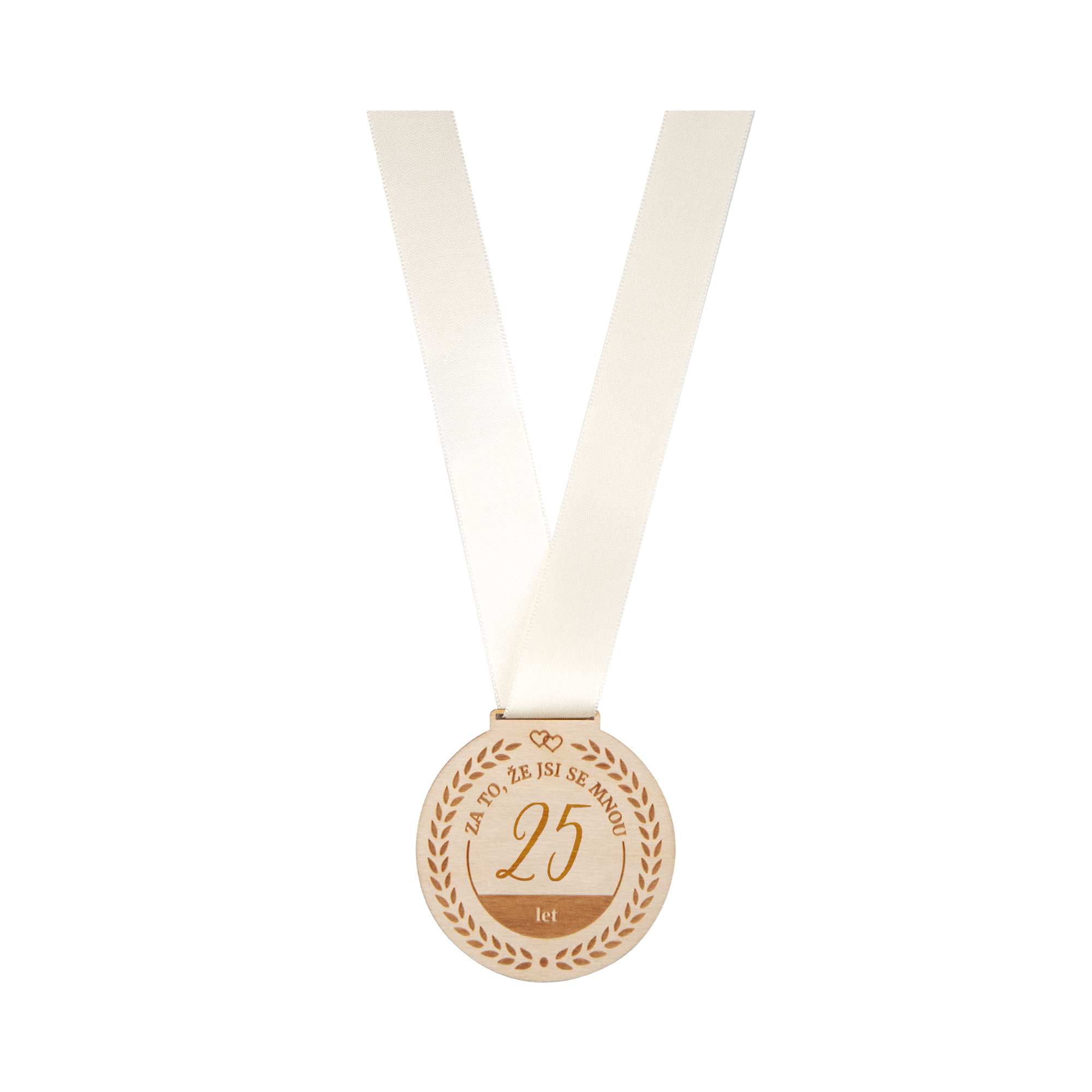 Dřevěná medaile - 25 let Albi - Obrázek 2
