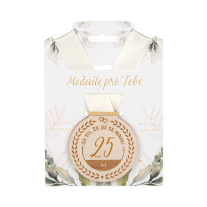 Dřevěná medaile - 25 let Albi