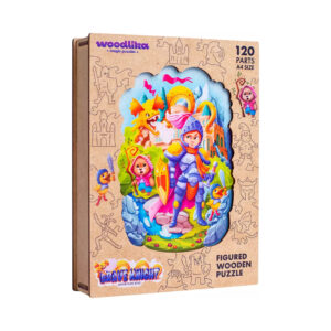 Dřevěné barevné puzzle - Statečný rytíř Puzzler