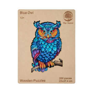 Dřevěné puzzle - Sova Albi